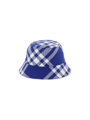 Check Cotton Bucket Hat
