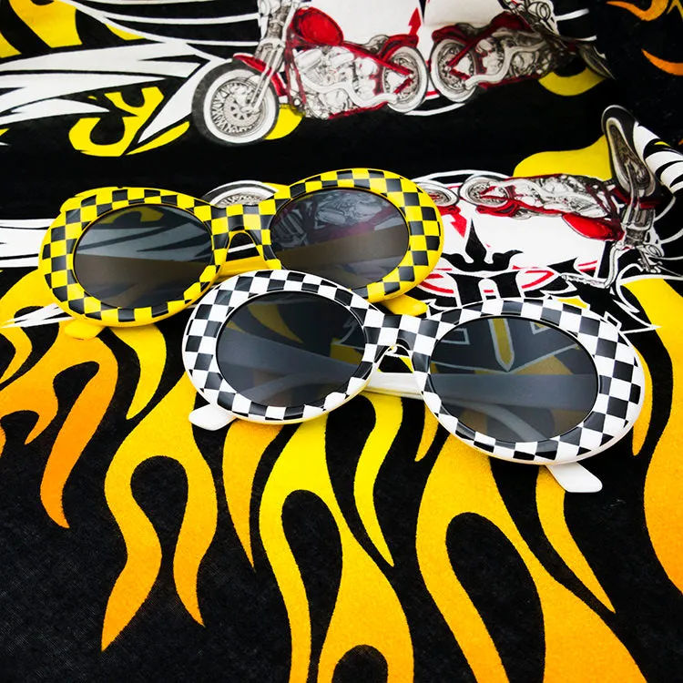 Checkered Cobain Sunglasses