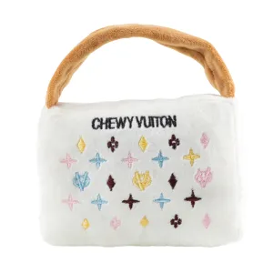 chewy vuitton purse - white