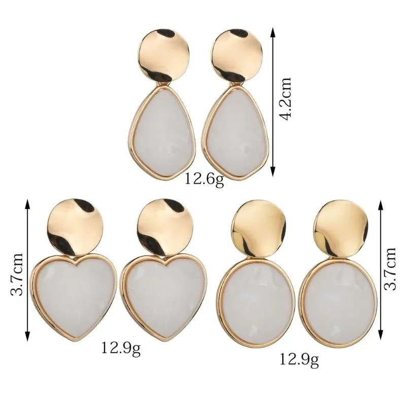 Chic Korean Geometric Earrings