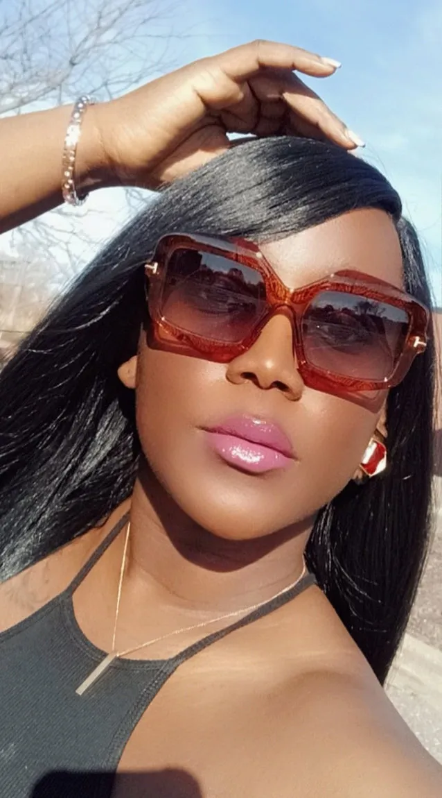 Chic Oversized Sunglasses for Women Men Big Flat Top Fashion-Hani