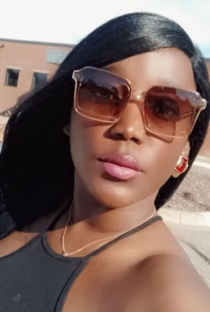 Chic Oversized Sunglasses for Women Men Big Flat Top Fashion-JAS