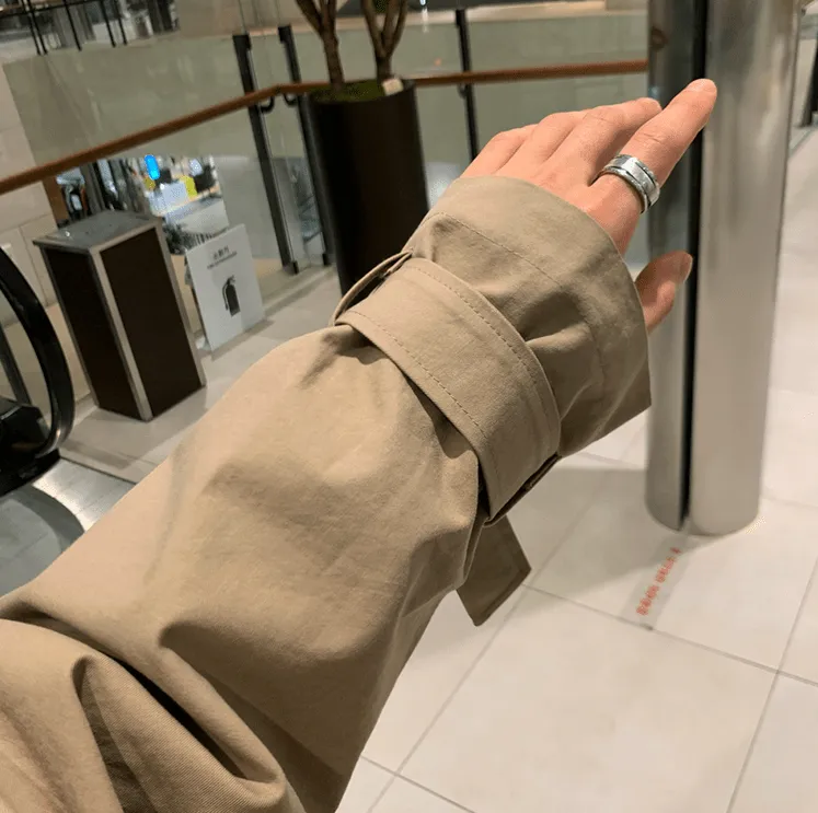 Chicmy-Korean style, Korean men's outfit, minimalist style, street fashion No. 4097 TWO LAYER COLLAR WRIST BELT JK