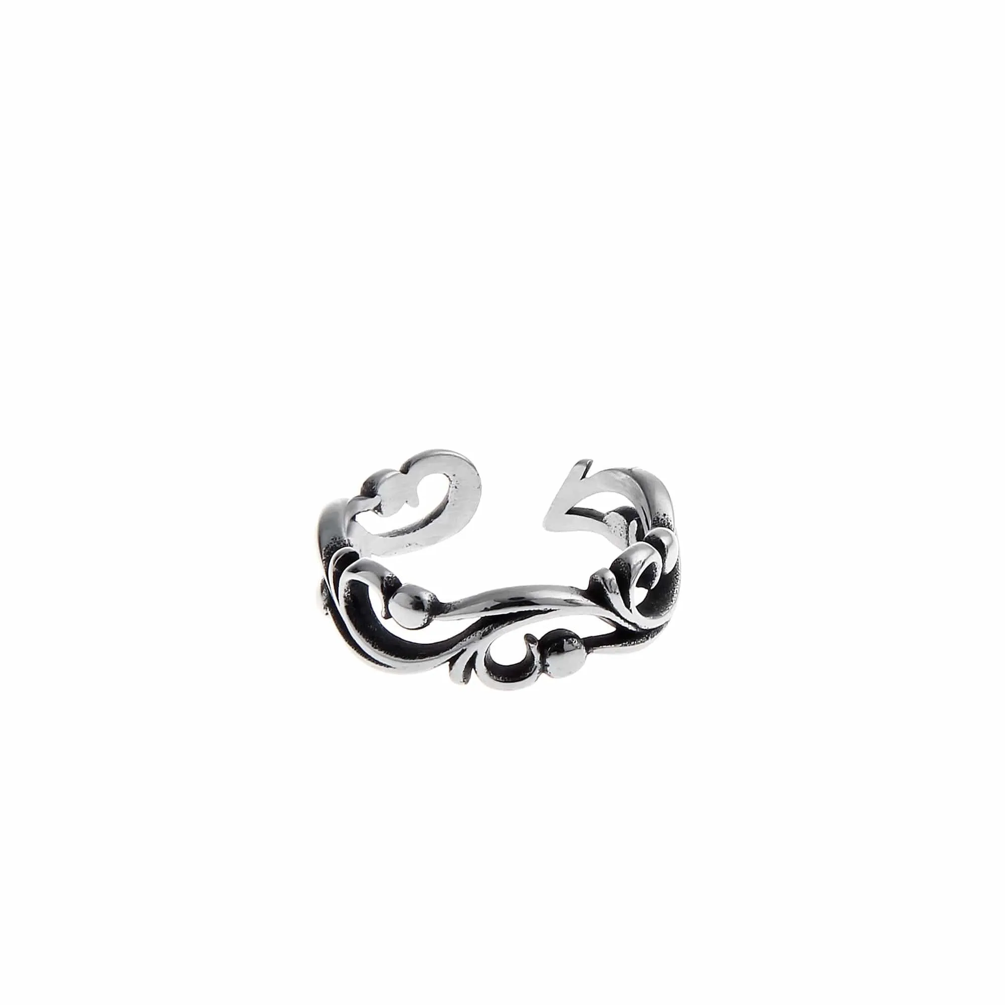 Chicmy-Korean style, Korean men's outfit, minimalist style, street fashionPATTERNED OPEN RING