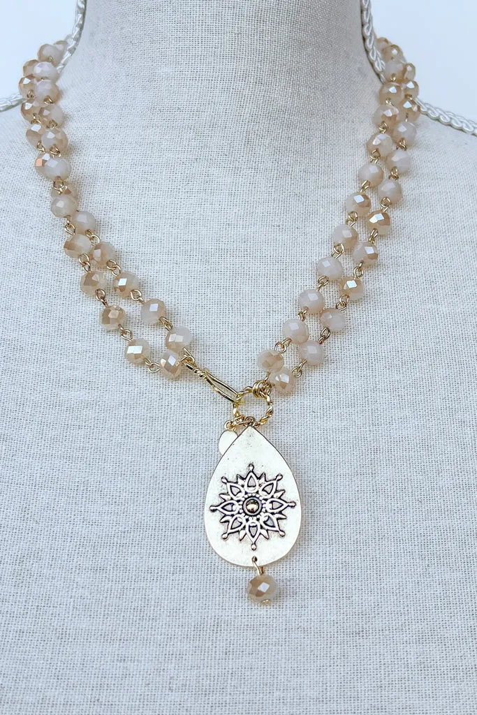 Choose Happy Gold Necklace