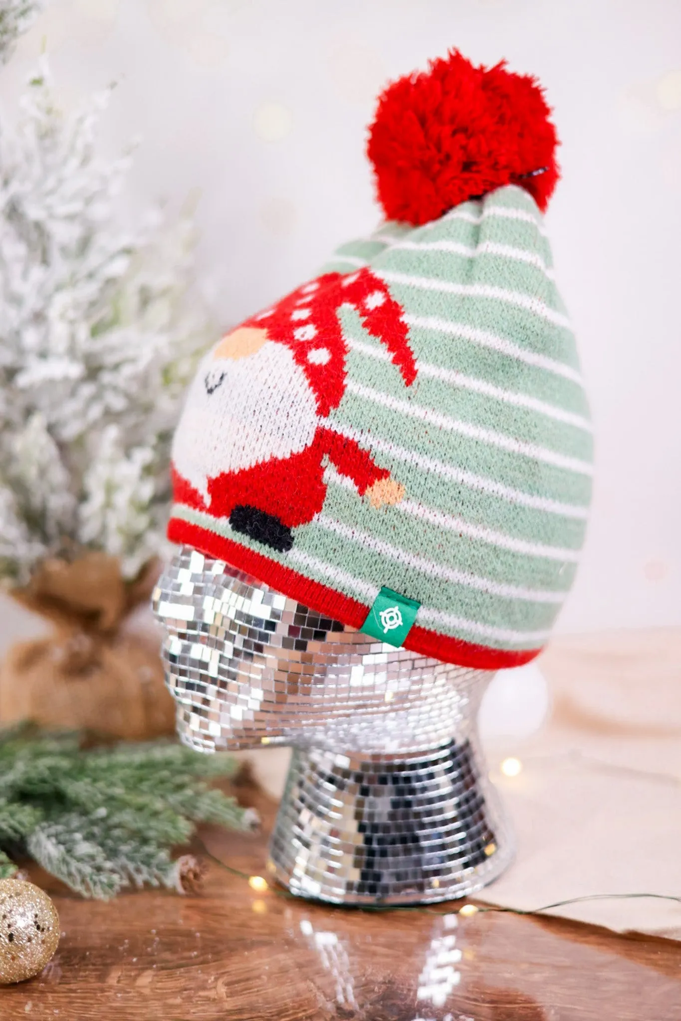 Christmas Gnome Knit Beanie FINAL SALE