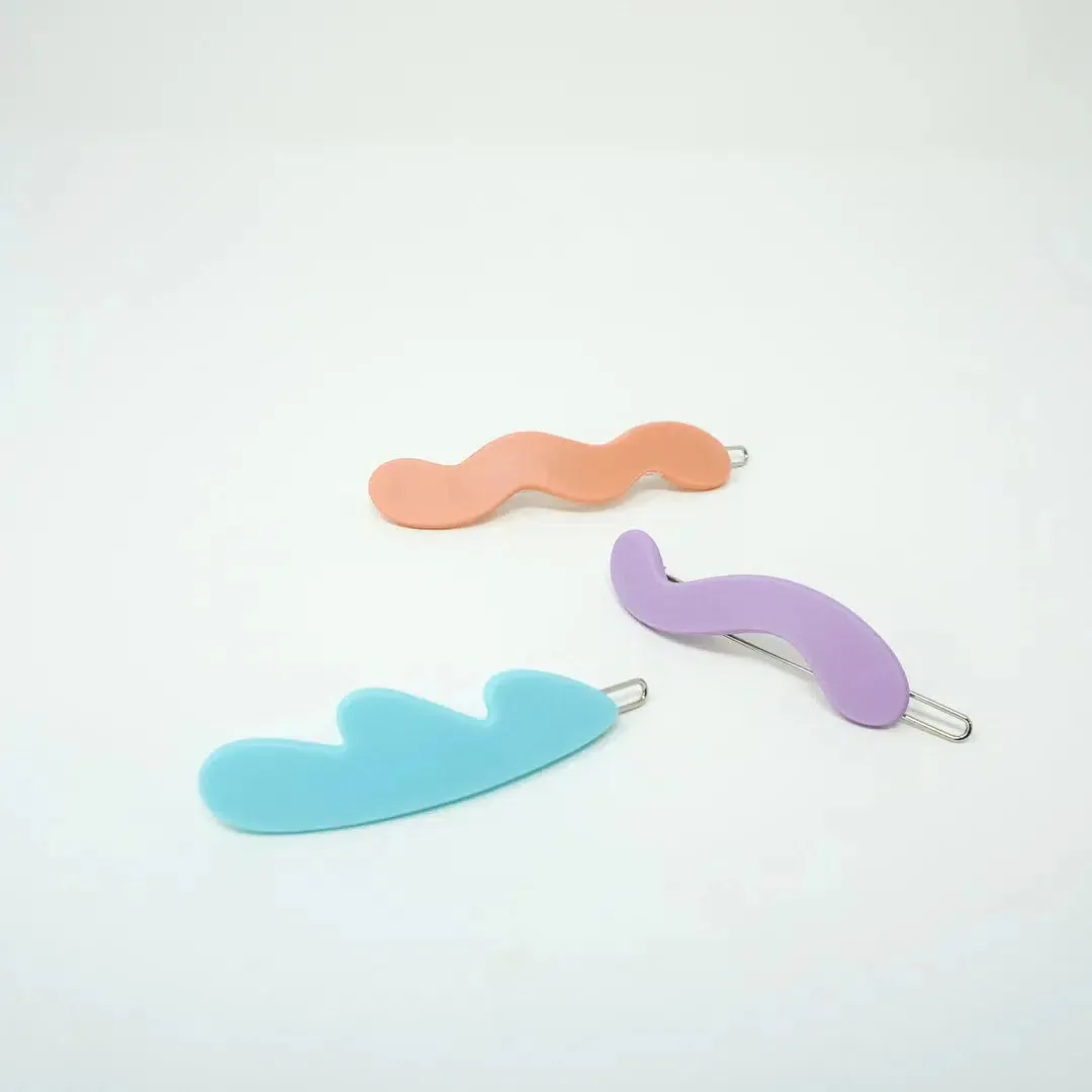 Chunks - Pastel Mini Waves hair barrettes