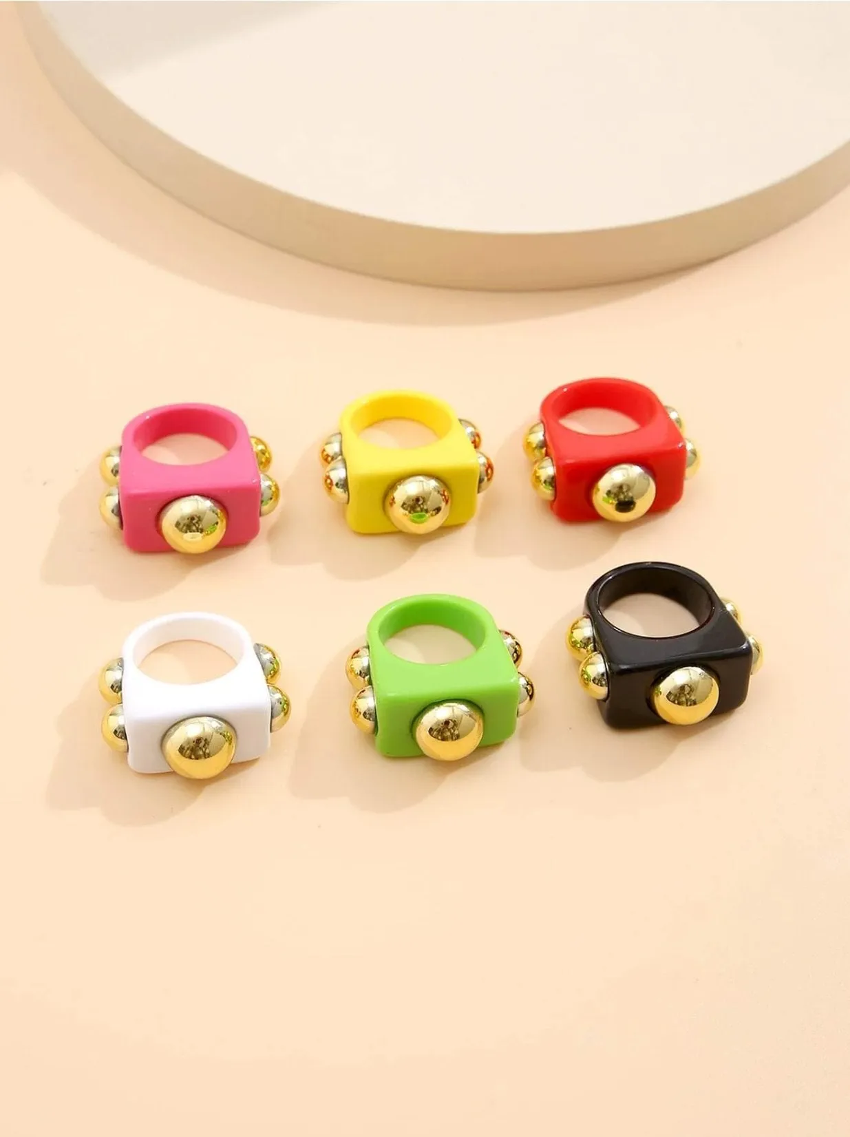 Chunky Resin Ring