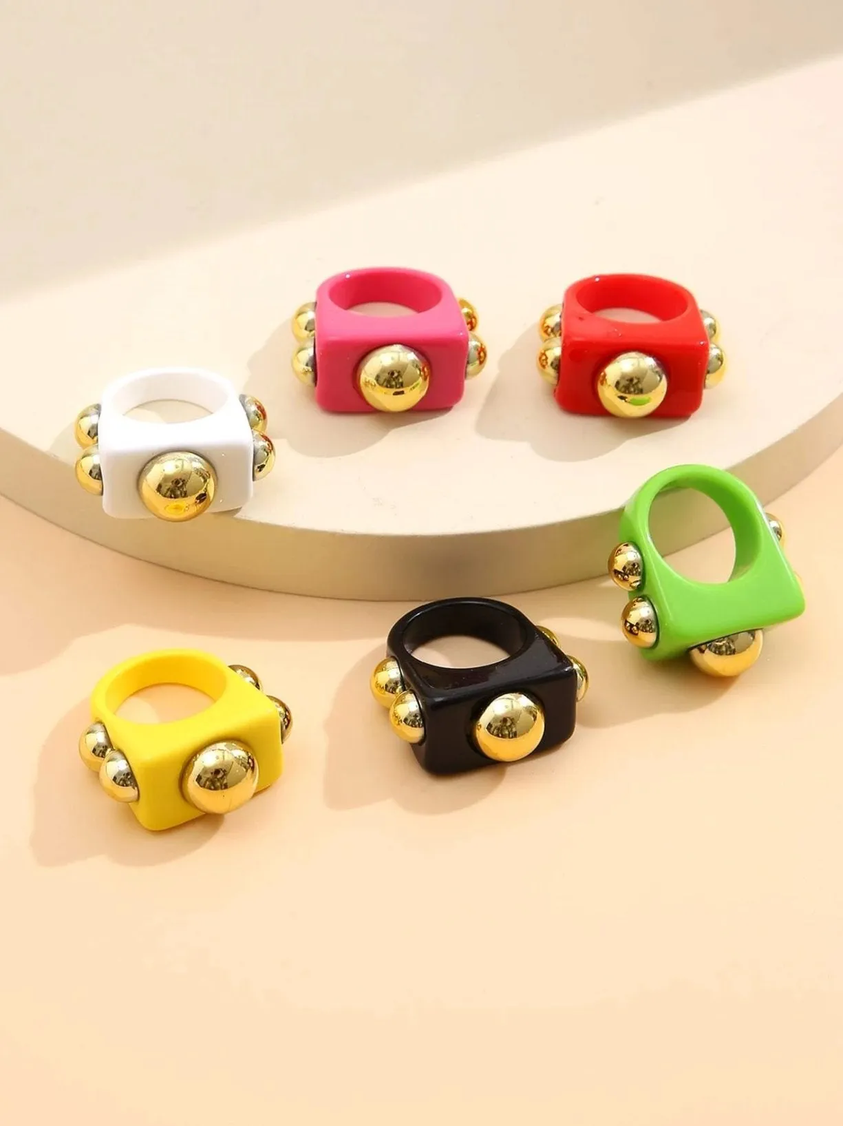 Chunky Resin Ring