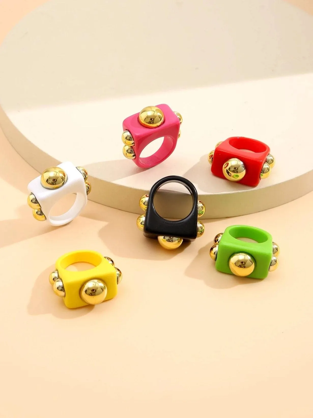 Chunky Resin Ring