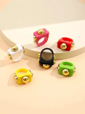 Chunky Resin Ring