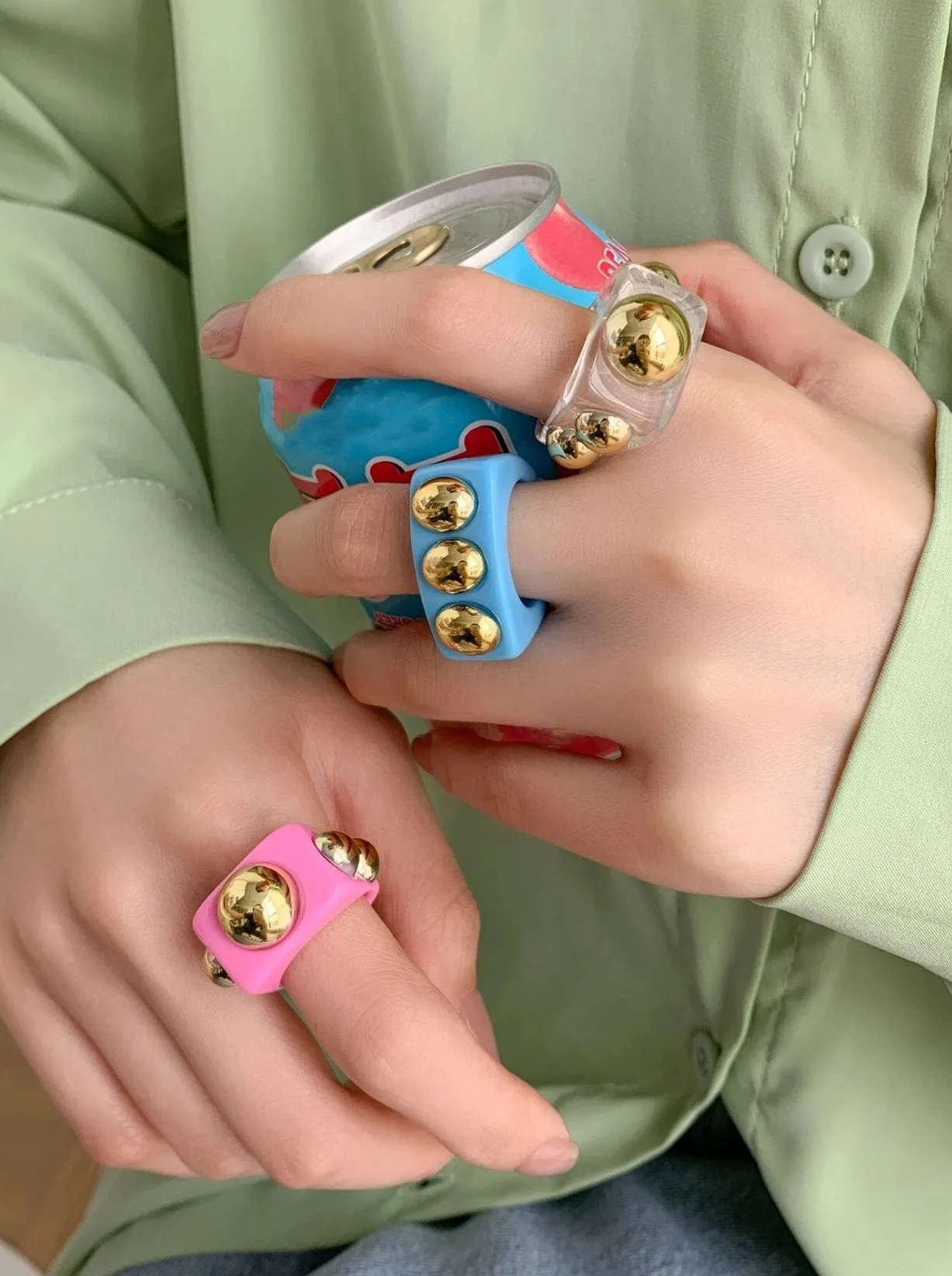Chunky Resin Ring