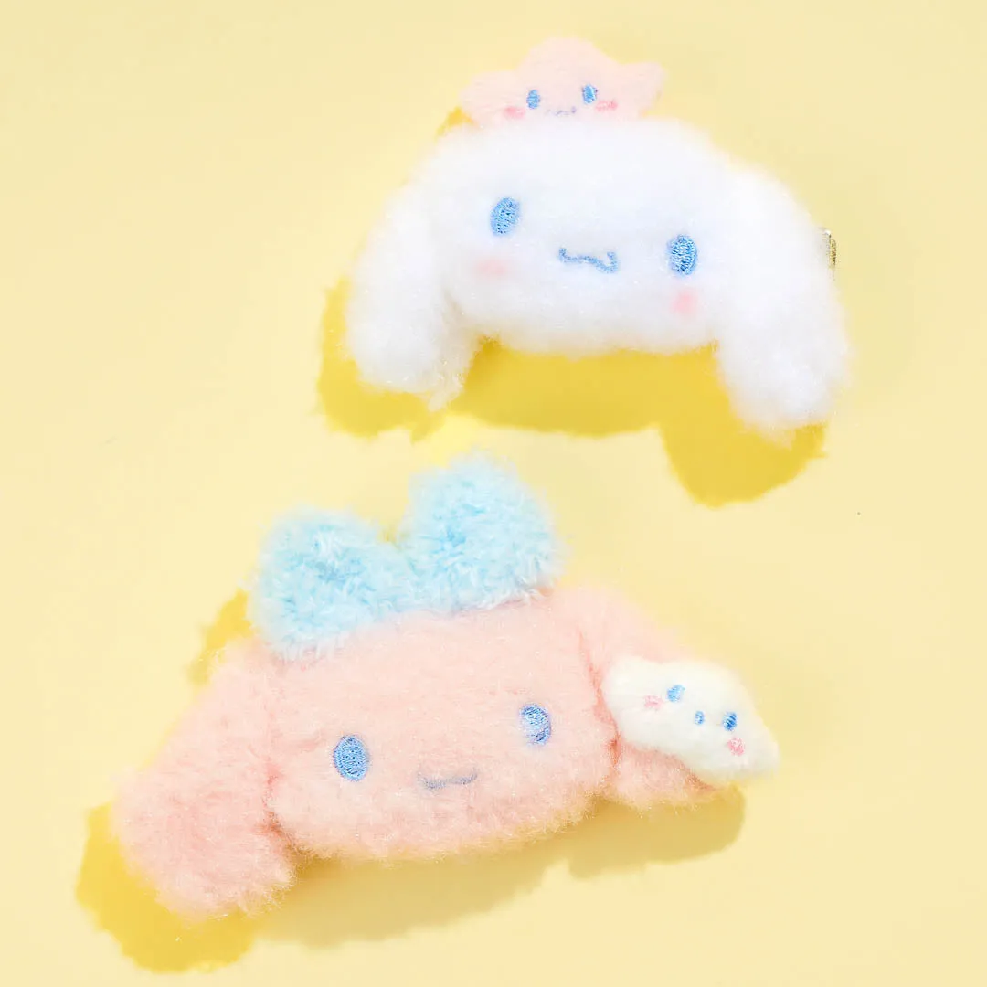 Cinnamoroll & Poron Cloud Hair Clips - 2 pcs