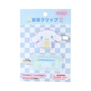 Cinnamoroll Hair Clip Set :Pastel Check