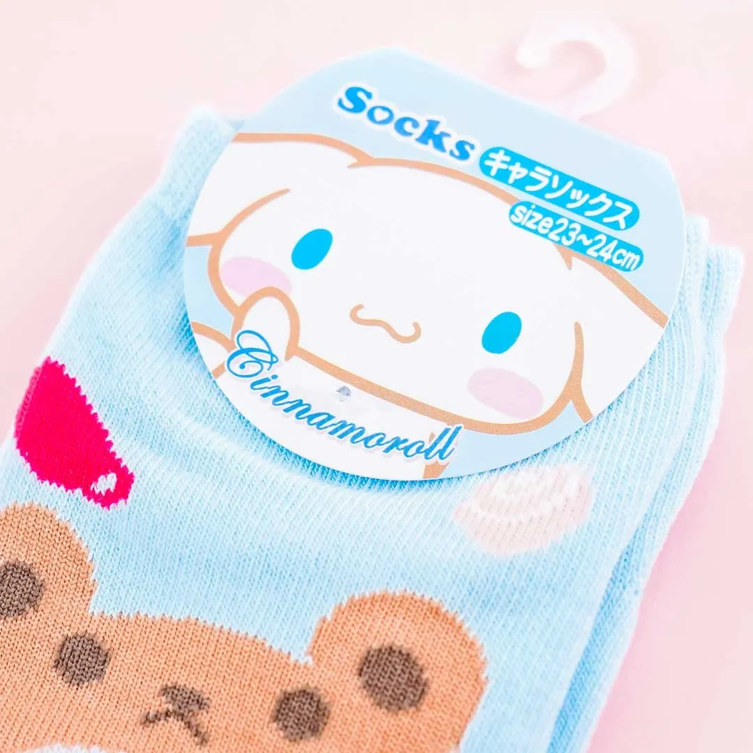 Cinnamoroll Otomodachi Kigurumi Socks