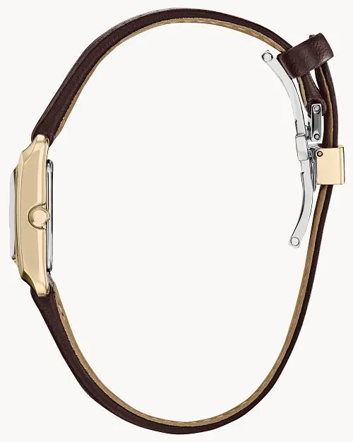 Citizen Bianca Green Dial Stainless Steel Strap Watch EW5593-13X