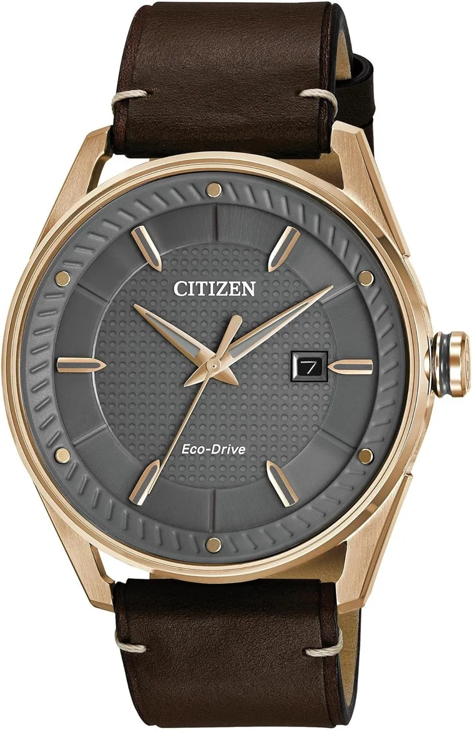 Citizen Men's Sport Casual 3-Hand Eco-Drive Watch, Date, Patterned Dial