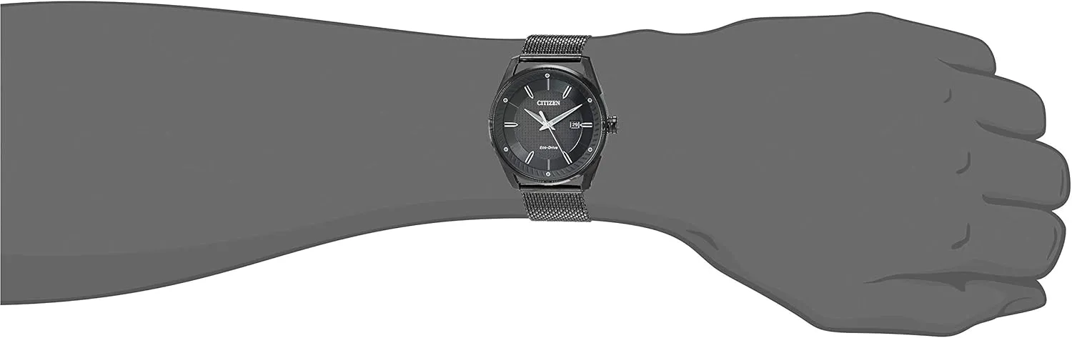 Citizen Men's Sport Casual 3-Hand Eco-Drive Watch, Date, Patterned Dial
