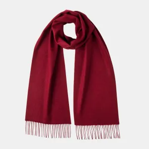 Classic Cashmere Scarf, Burgundy