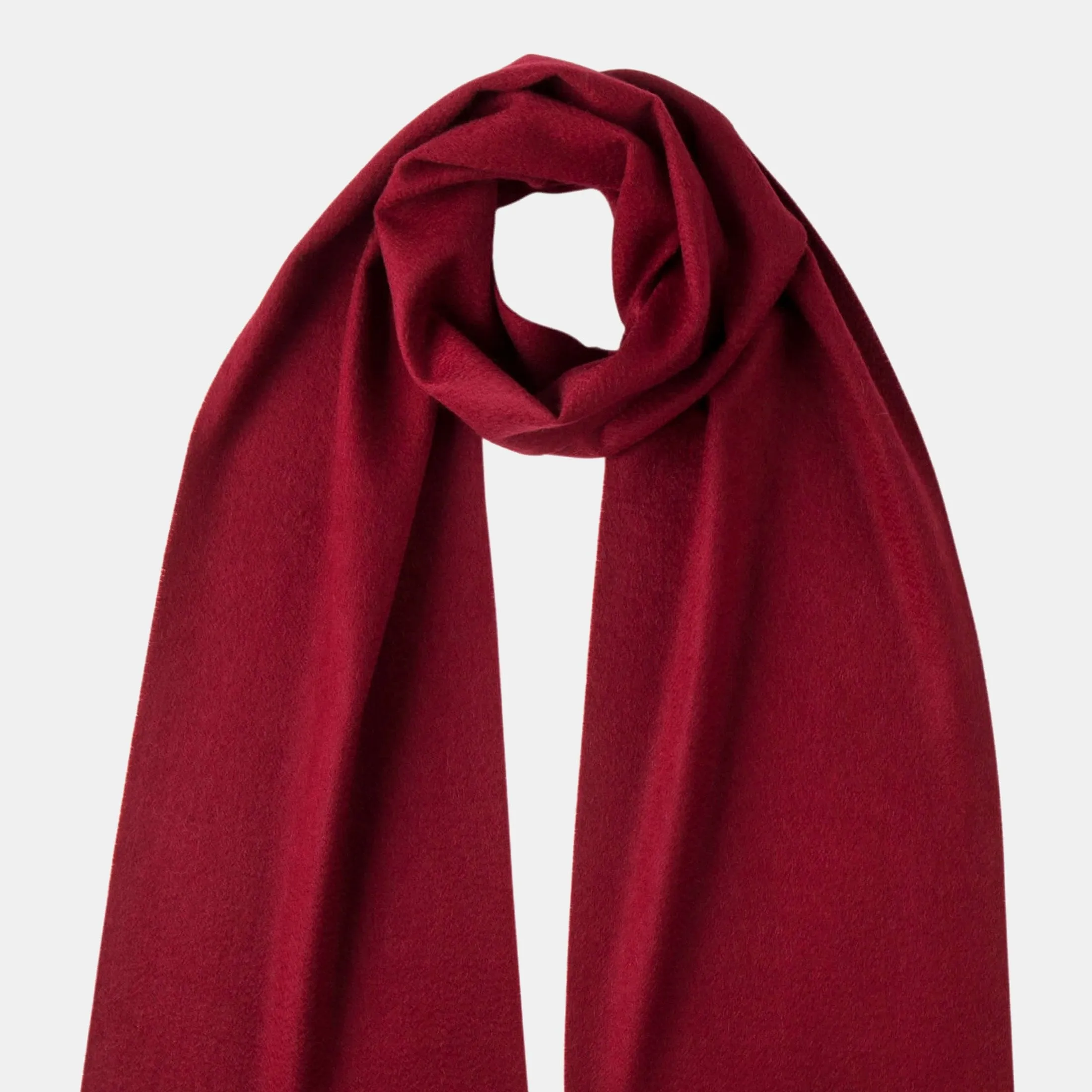 Classic Cashmere Scarf, Burgundy