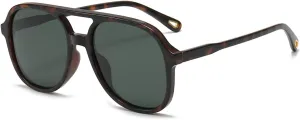 Classic Retro Polarized Sunglasses for Women Men UV 400 Protection