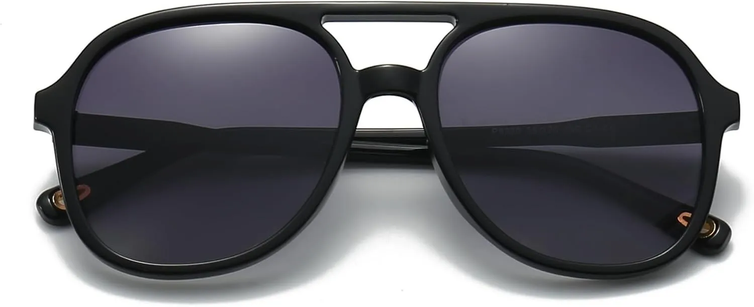 Classic Retro Polarized Sunglasses for Women Men UV 400 Protection
