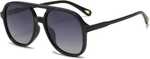 Classic Retro Polarized Sunglasses for Women Men UV 400 Protection