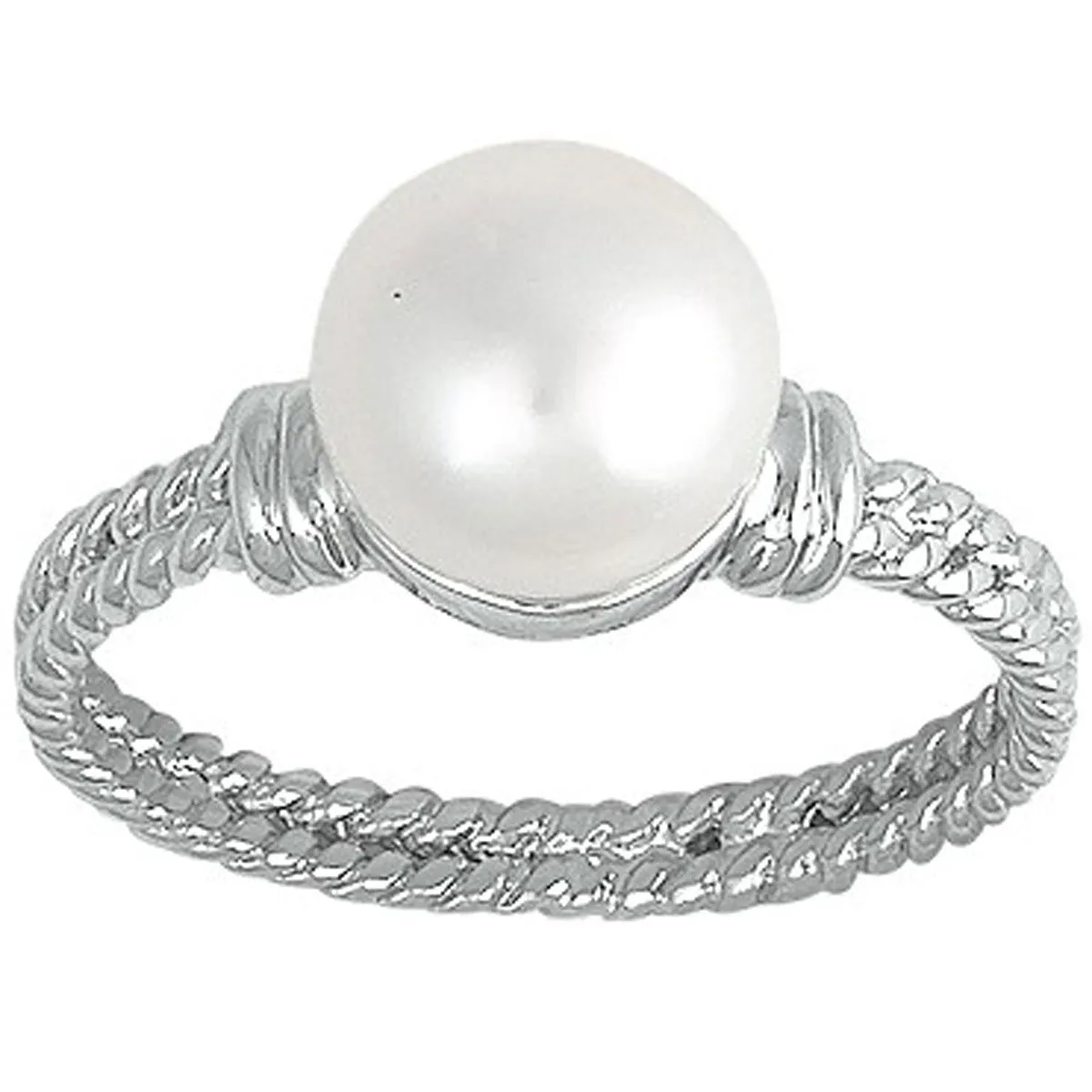 Classic Women's Fwp Double Twisted Band Ring - W-9080