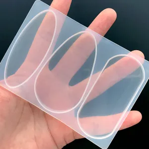 CLEARANCE Geometry Hair Clip Silicone Mold Assortment (3 Cavity) | Resin Hair Jewellery DIY | Make Your Own Hair Accessories (67mm)