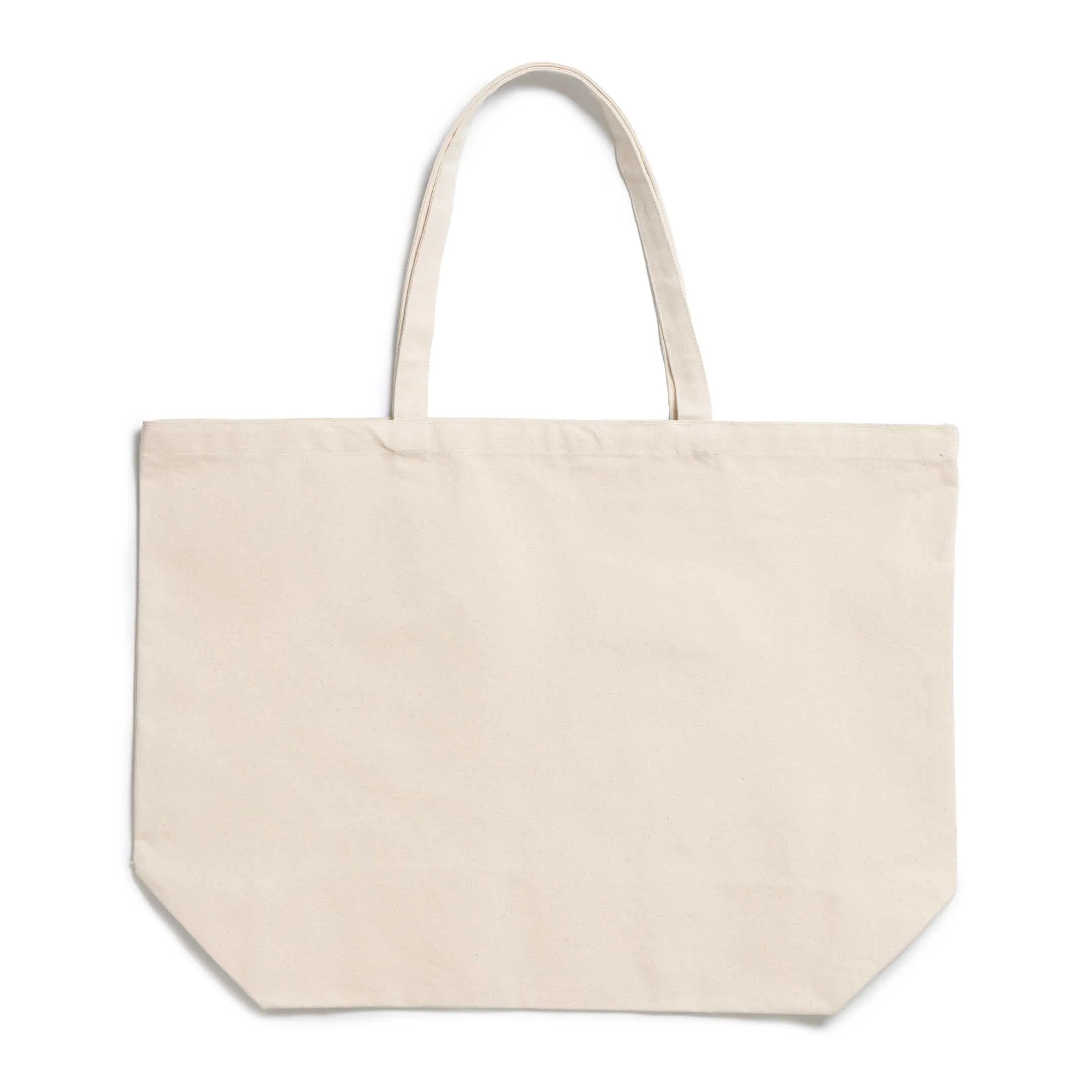 Clutch Cafe Cotton Canvas Tote Bag Large Ecru