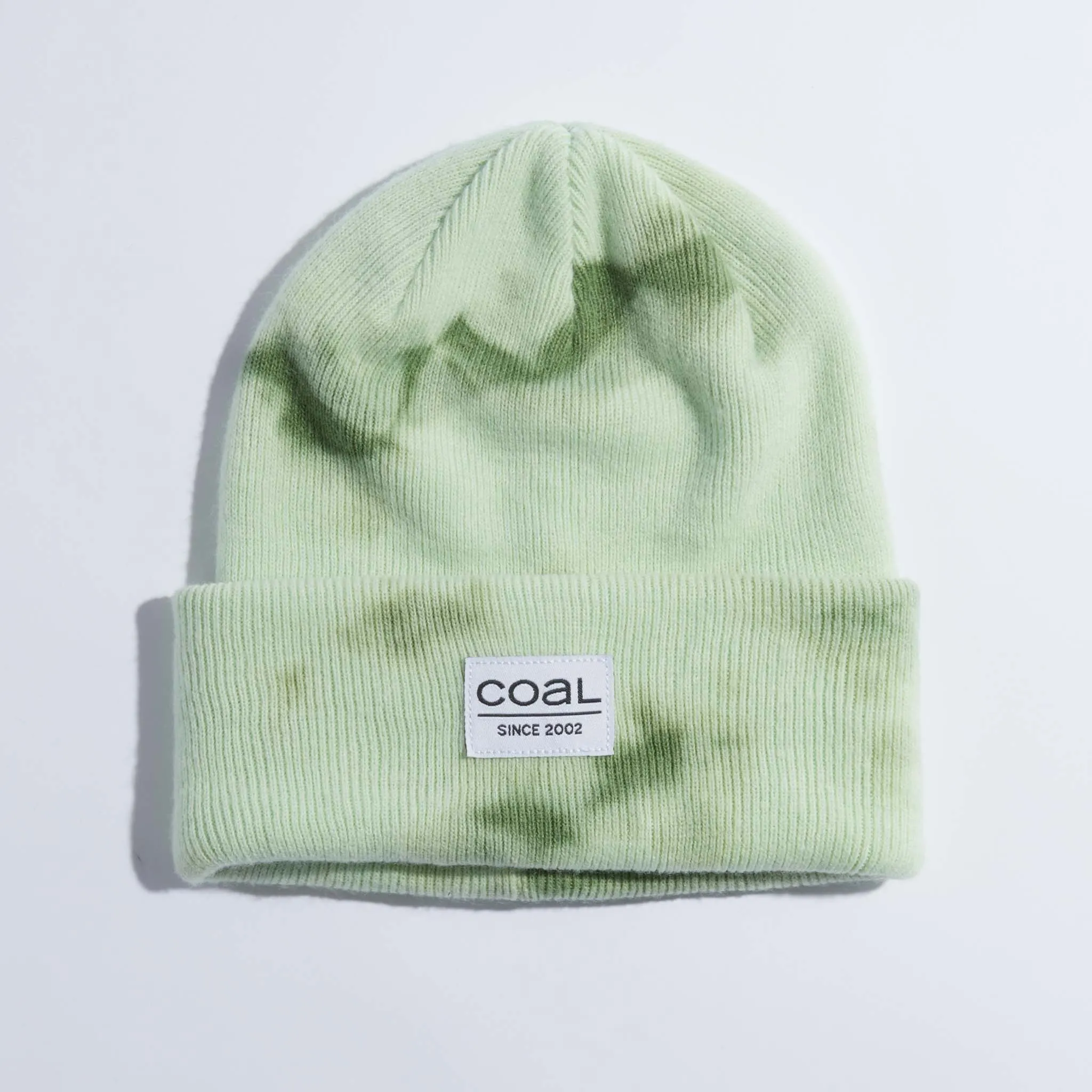 Coal The Standard Knit Cuffed Beanie - Light Green Tie Dye