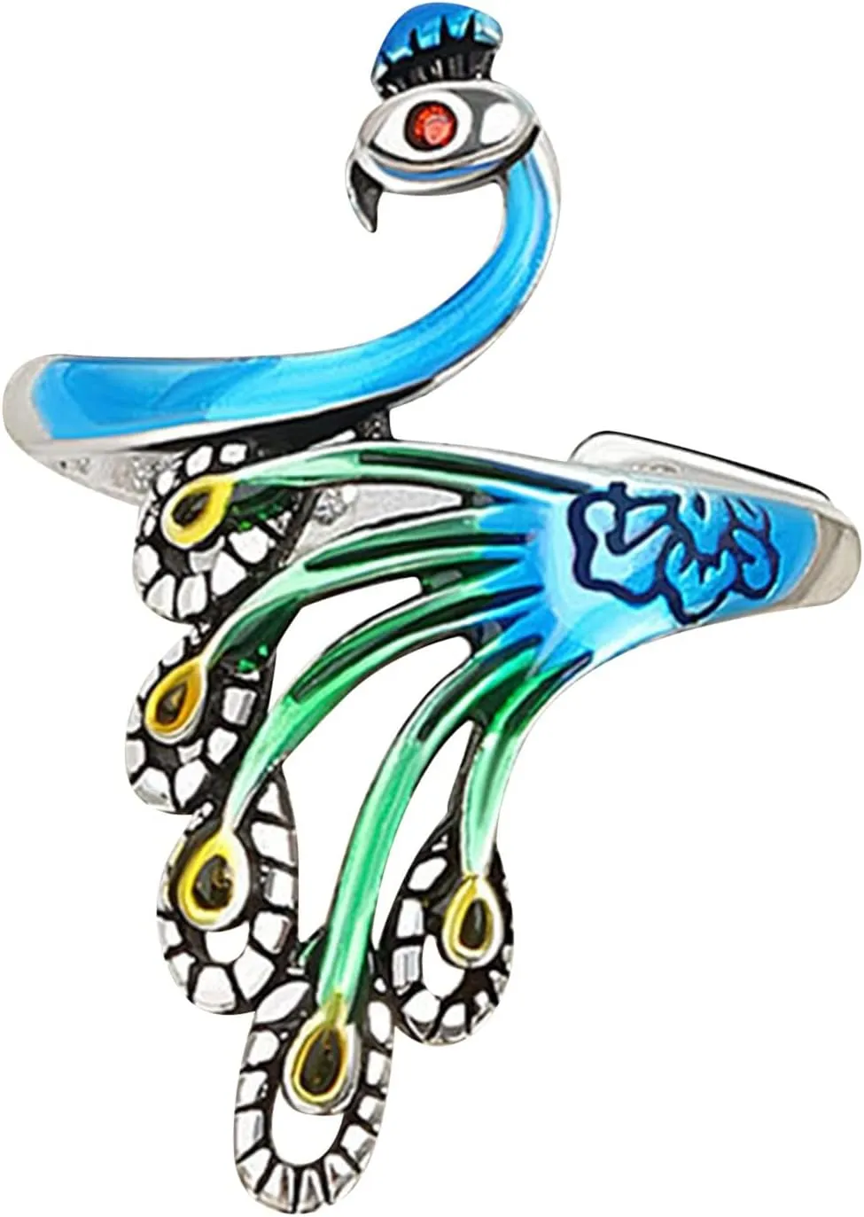 Cocktail Ring Unisex Adults Wedding Bands Jewelry Wool Dancing Accessories Party Adjustable Ring Ring Girl Retro Line Gift Animal Hook Holiday Rings Xmas Birthday Jewelry Gifts (H, One Size)