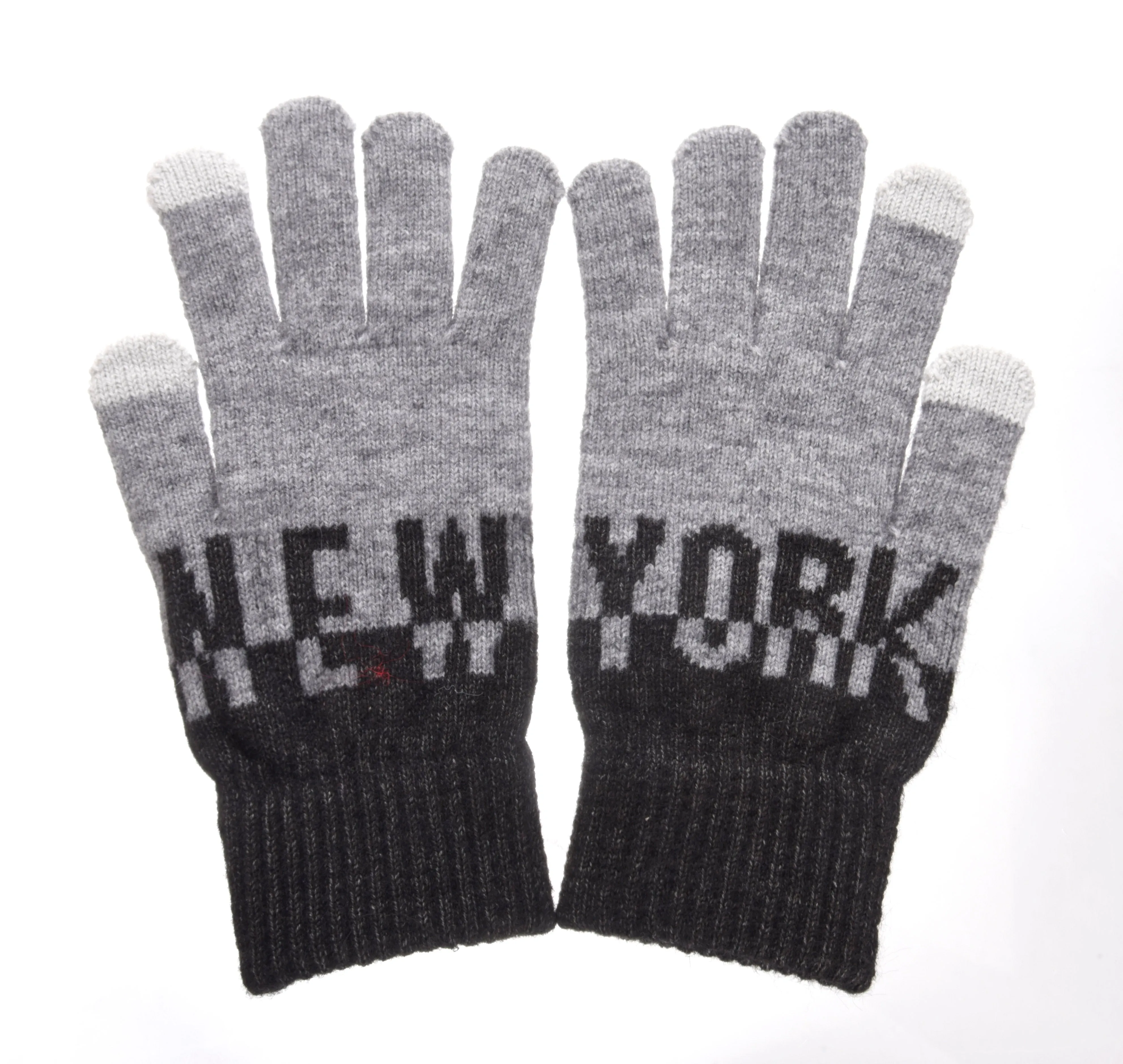 Color Block Smart Touch Gloves -NY