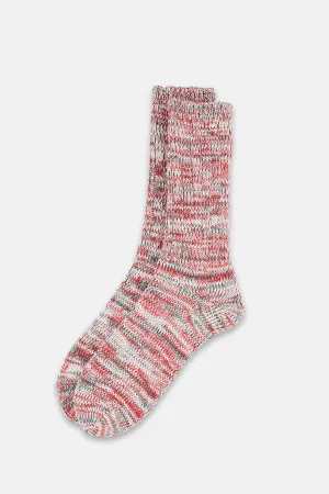 Color Mix Crew Socks