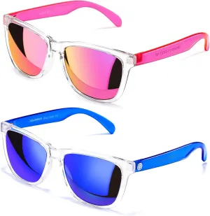COLOSSEIN Sunglasses Womens,Classic Square Frame UV400 Mirrored Lens,Sunglasses Fit For Beach,Vacation,Driving