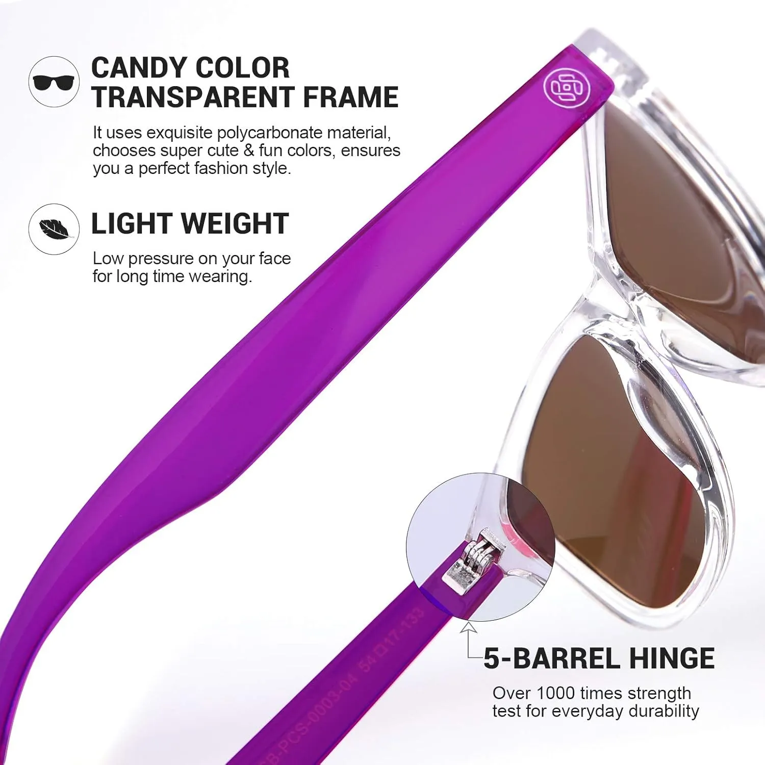 COLOSSEIN Sunglasses Womens,Classic Square Frame UV400 Mirrored Lens,Sunglasses Fit For Beach,Vacation,Driving