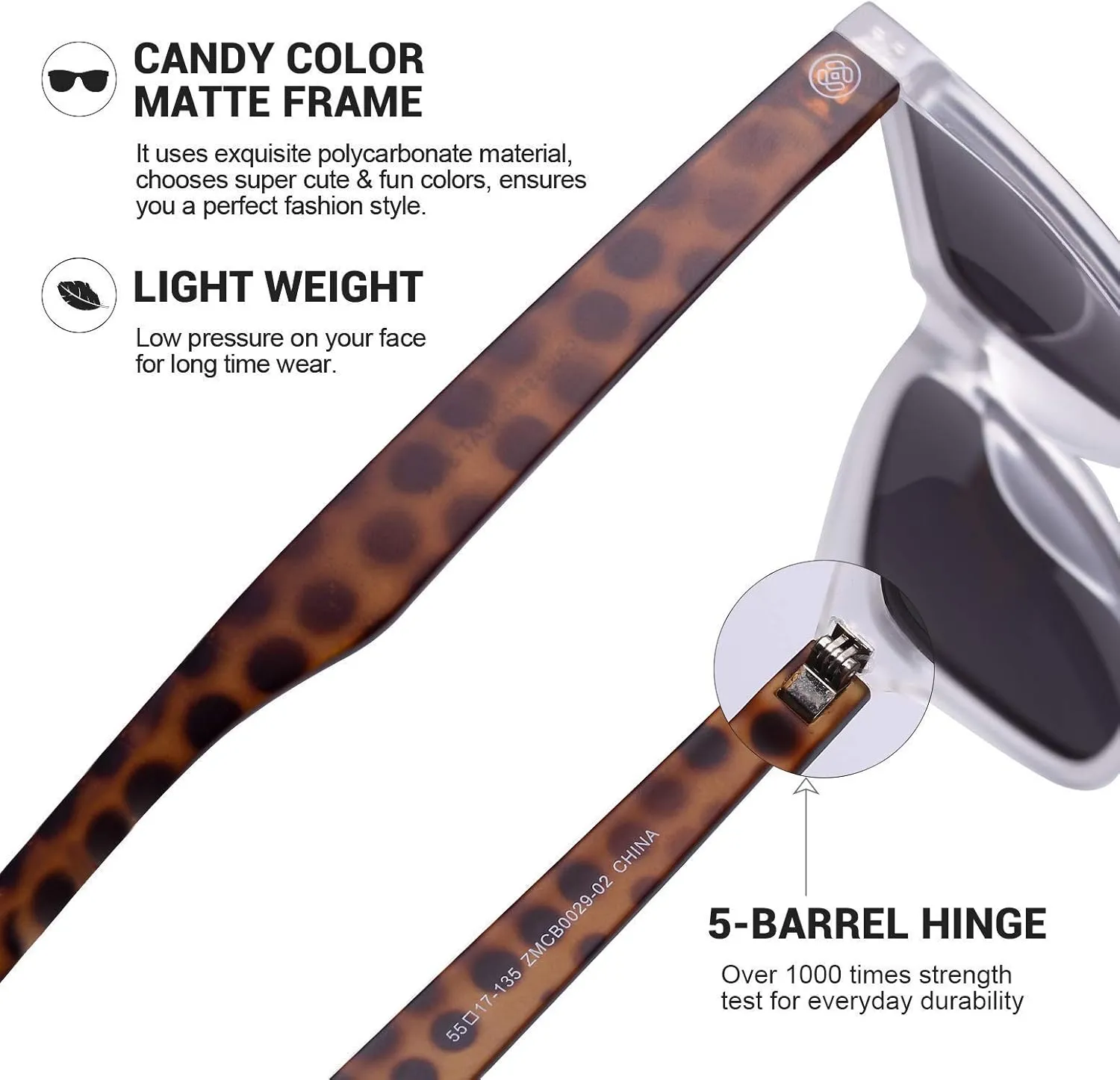 COLOSSEIN Sunglasses Womens,Classic Square Frame UV400 Mirrored Lens,Sunglasses Fit For Beach,Vacation,Driving
