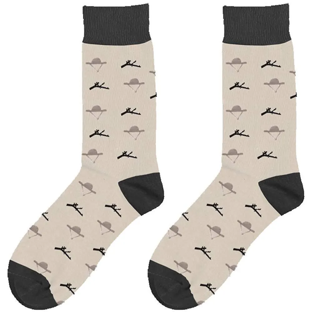 Combed Cotton Funky Casual Knee Socks - Assorted Styles