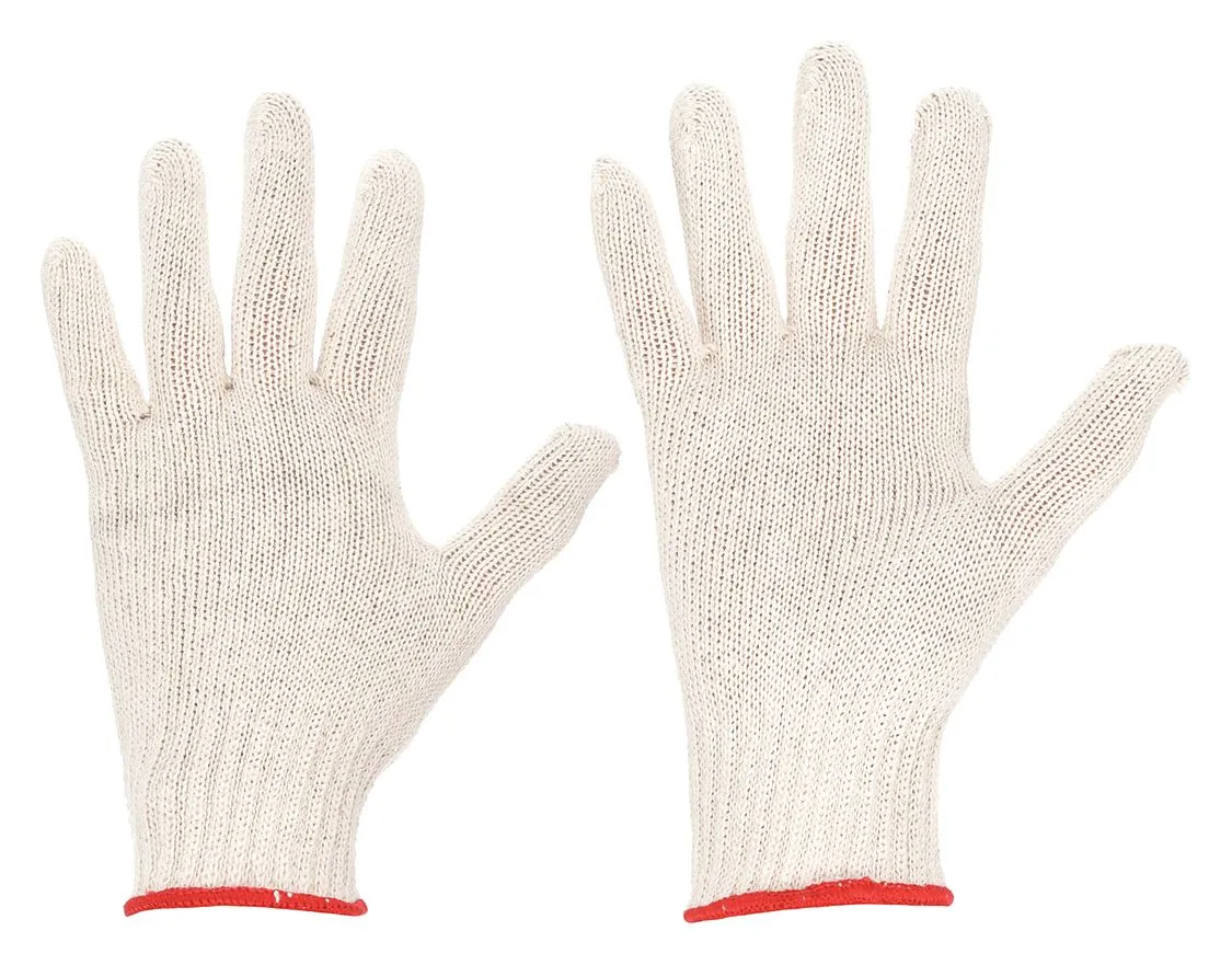 CONDOR Knit Gloves L Uncoated Cotton/Polyester Full Finger