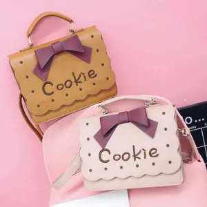 Cookie Shoulder or Hand Bag Purse Kawaii Academia Y2K Cottagecore Coquette Fairycore Dollette Princesscore