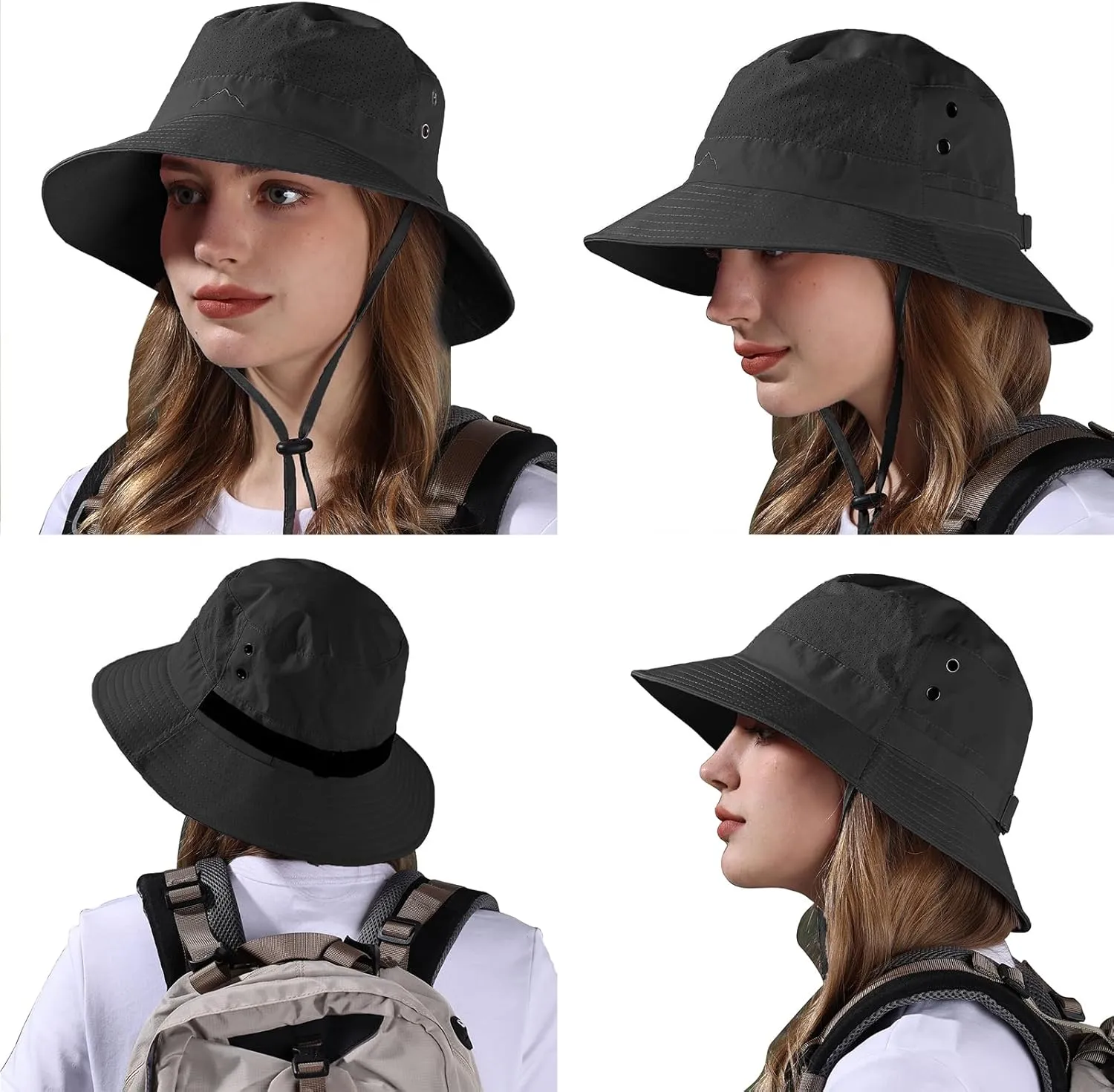 Cooling Sun Bucket Hat for Men Women Fishing Beach Safari Hats for Golf Hiking Hunting Outdoor UPF 50 