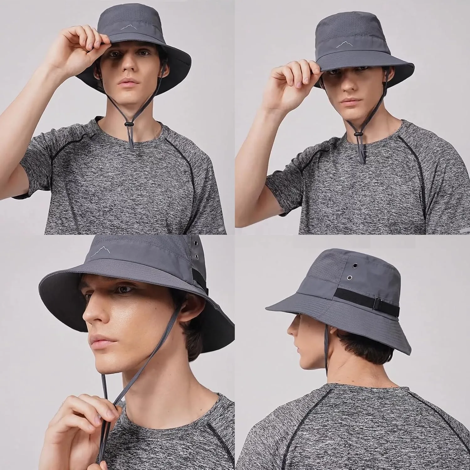 Cooling Sun Bucket Hat for Men Women Fishing Beach Safari Hats for Golf Hiking Hunting Outdoor UPF 50 