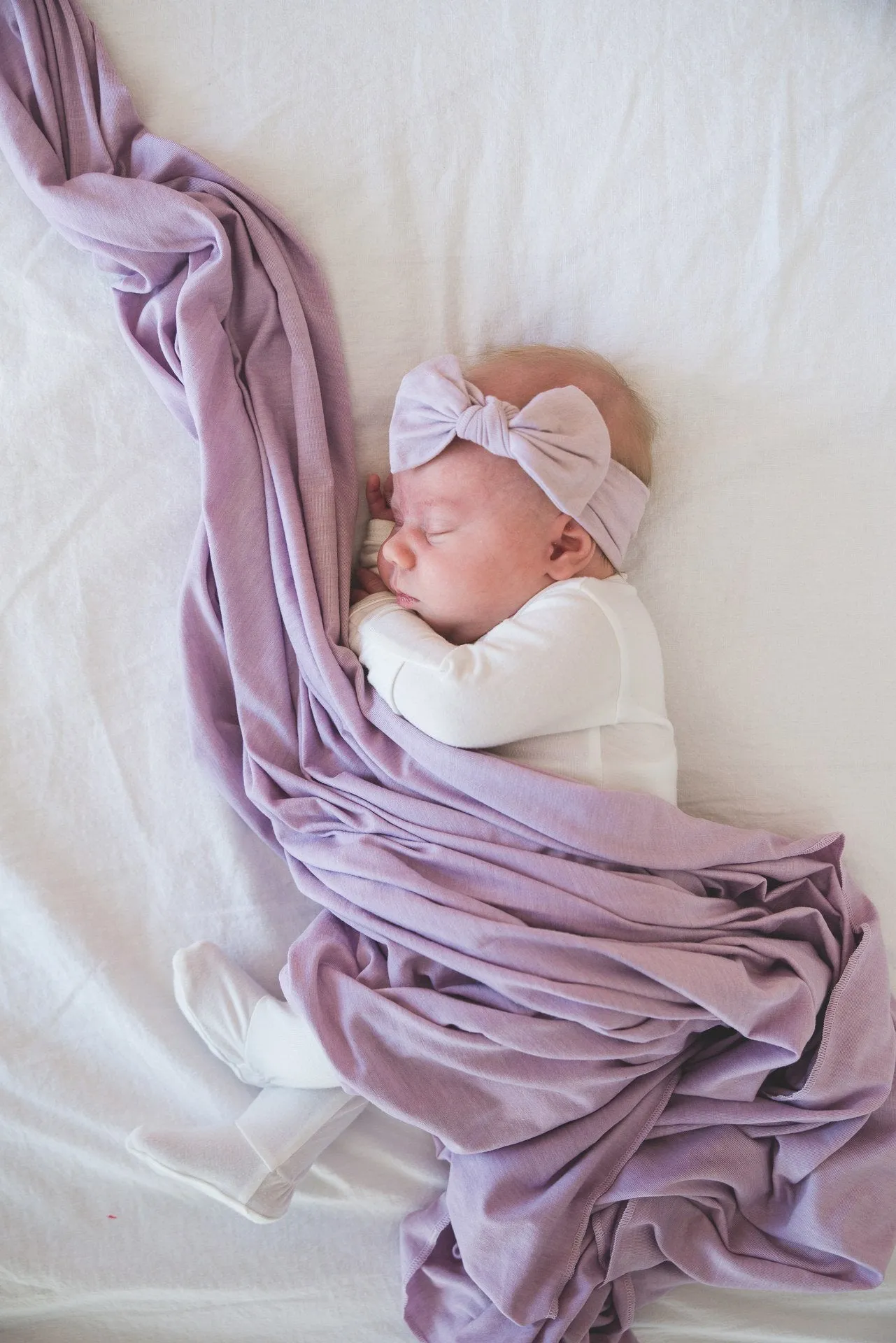 Copper Pearl Lily Knit Headband