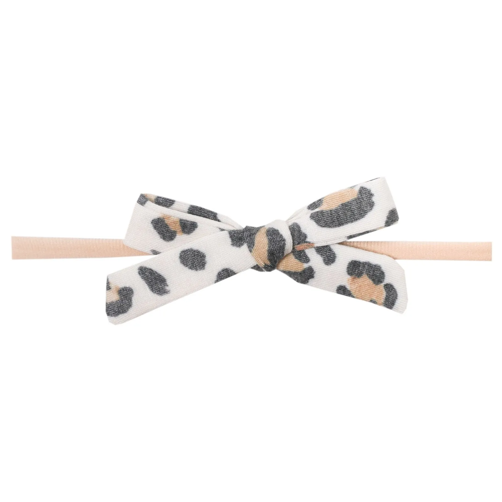 Copper Pearl Zara Ribbon Nylon Bow Headband