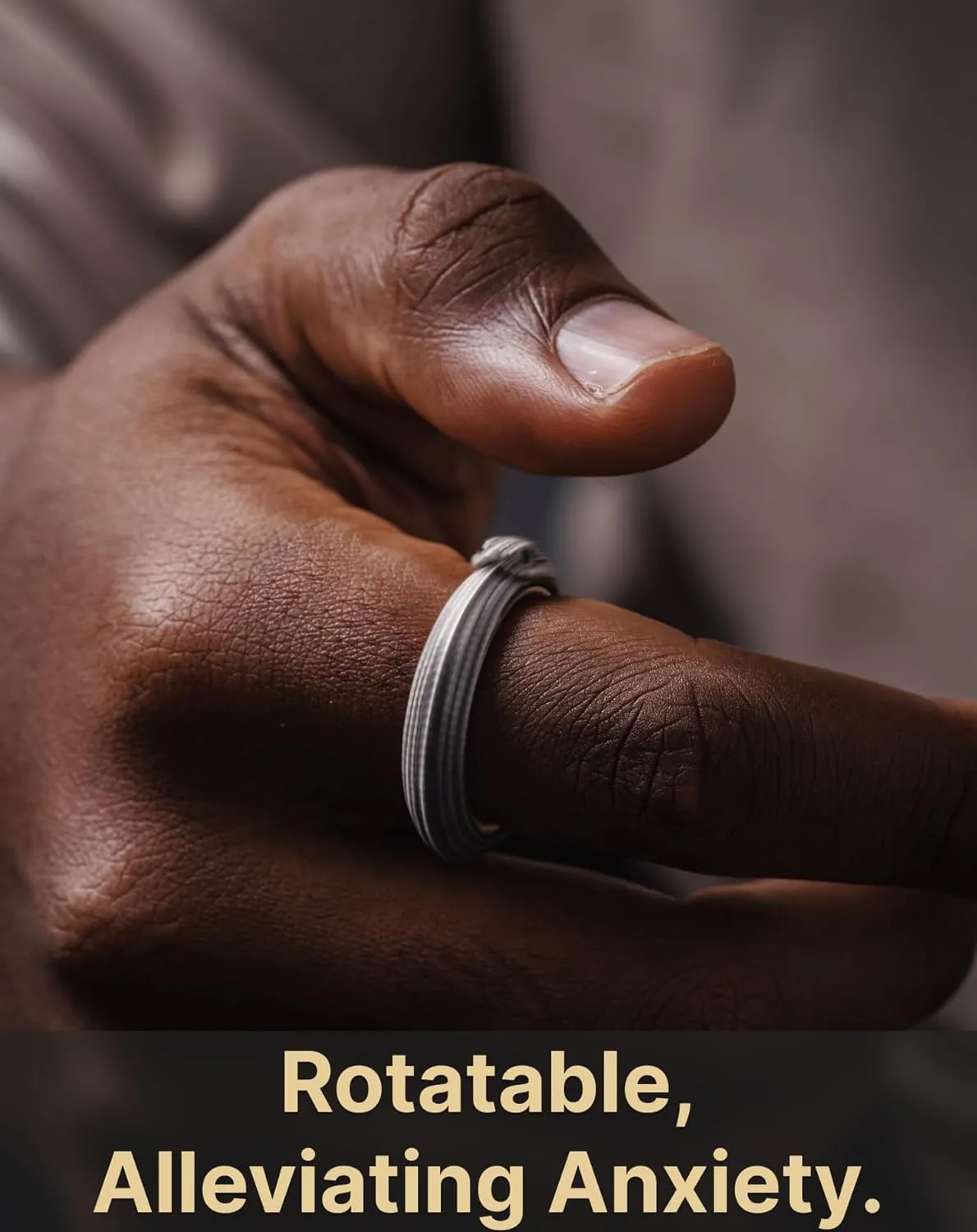 COPPERTIST.WU Ouroboros Spin Ring 925 Sterling Silver Anxiety Rings Hognose Snake Spinner Ring Fidget Stress Relieving Ring Jewelry Gift for Men Women