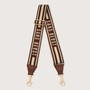 Corridor Bag Strap - Chestnut   Gold
