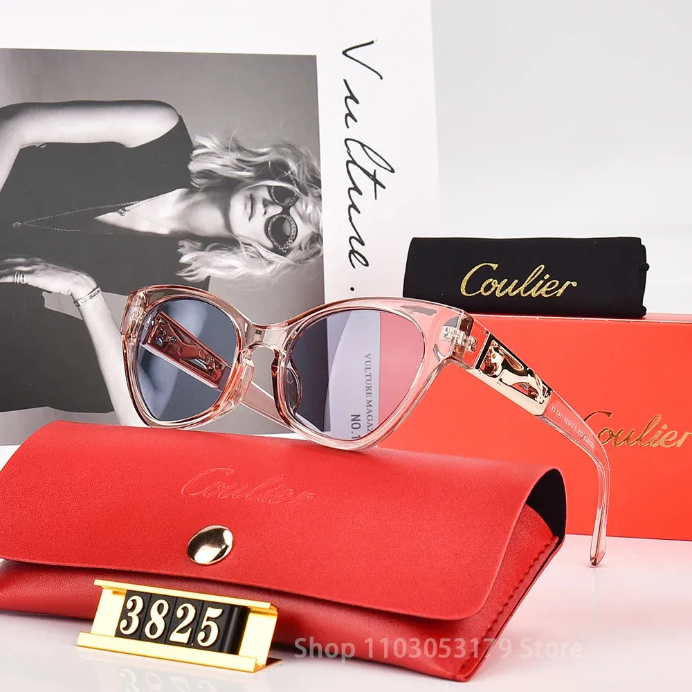 Coulier Retro Cat Eye Sunglasses - UV Protection
