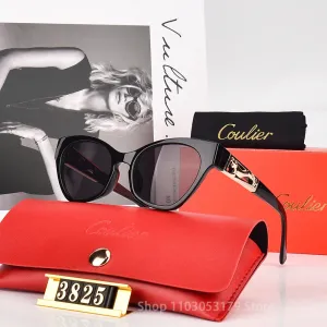 Coulier Retro Cat Eye Sunglasses - UV Protection