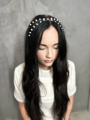 Criss Cross Pearl Headband