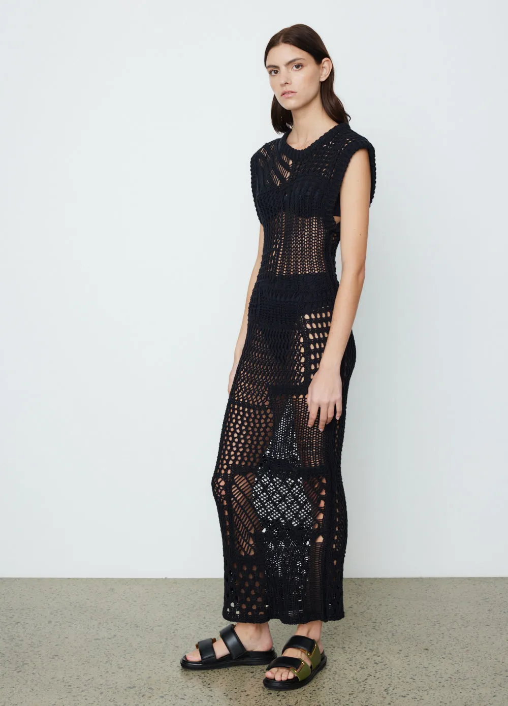 Crochet Knit Dress